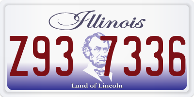 IL license plate Z937336