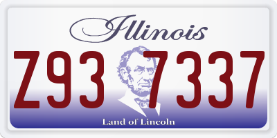 IL license plate Z937337