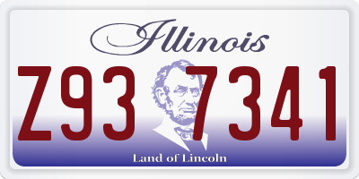 IL license plate Z937341
