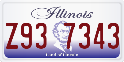 IL license plate Z937343