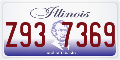 IL license plate Z937369