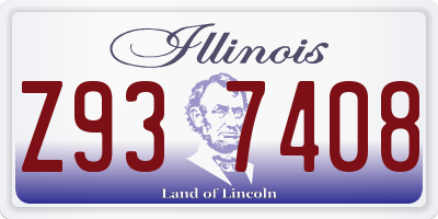 IL license plate Z937408