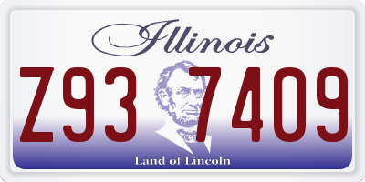 IL license plate Z937409