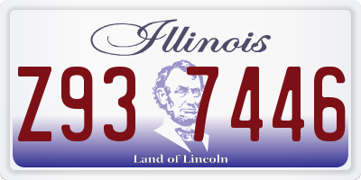 IL license plate Z937446