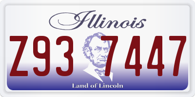 IL license plate Z937447