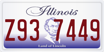 IL license plate Z937449