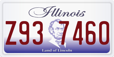 IL license plate Z937460