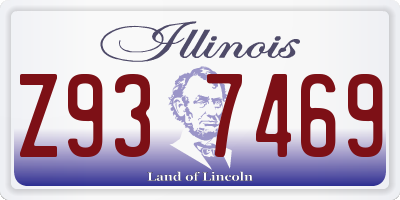 IL license plate Z937469