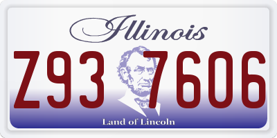 IL license plate Z937606