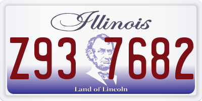 IL license plate Z937682