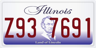 IL license plate Z937691