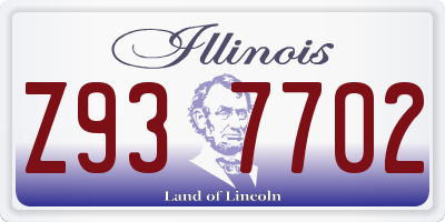 IL license plate Z937702