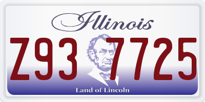 IL license plate Z937725