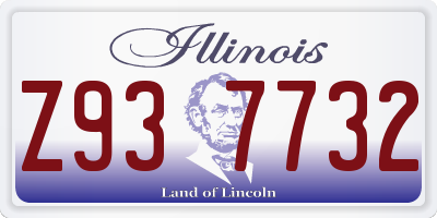 IL license plate Z937732
