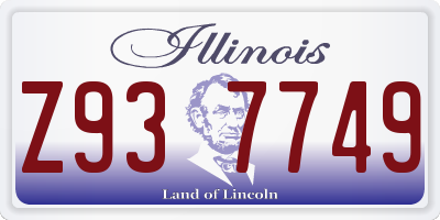 IL license plate Z937749