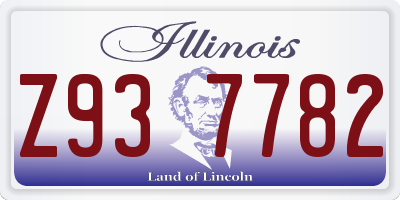 IL license plate Z937782
