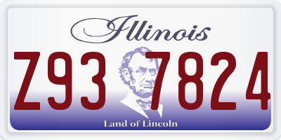 IL license plate Z937824