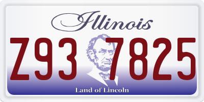 IL license plate Z937825