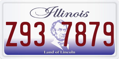 IL license plate Z937879