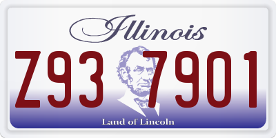 IL license plate Z937901