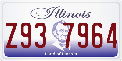 IL license plate Z937964