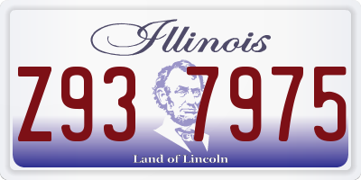 IL license plate Z937975