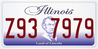 IL license plate Z937979