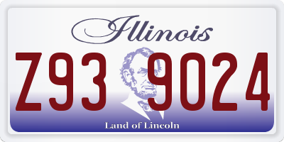 IL license plate Z939024