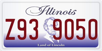 IL license plate Z939050