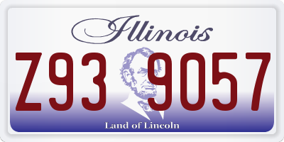 IL license plate Z939057