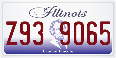 IL license plate Z939065