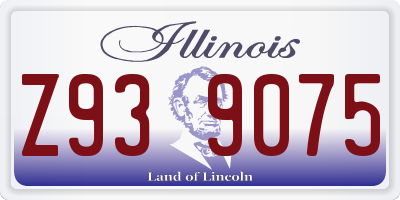 IL license plate Z939075