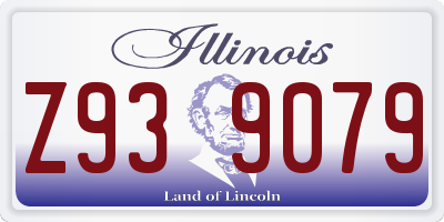 IL license plate Z939079