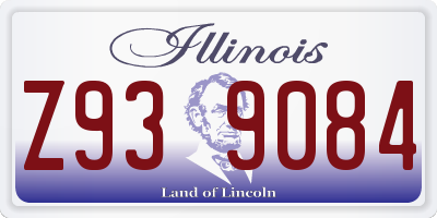 IL license plate Z939084