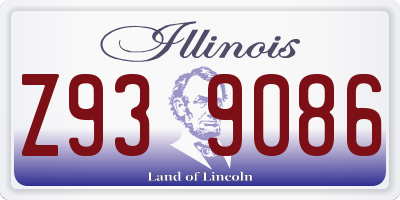 IL license plate Z939086