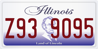 IL license plate Z939095