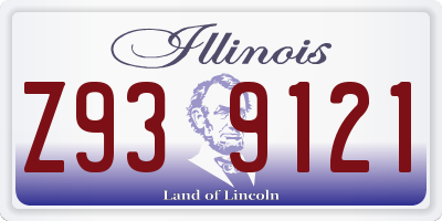 IL license plate Z939121