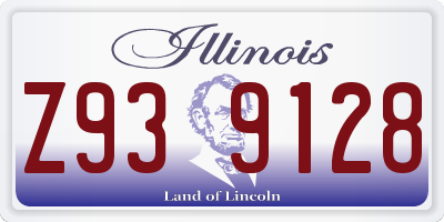 IL license plate Z939128