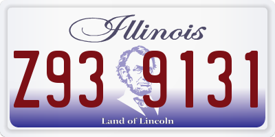 IL license plate Z939131
