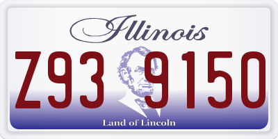 IL license plate Z939150