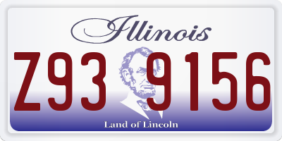 IL license plate Z939156