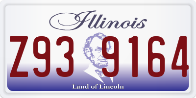 IL license plate Z939164