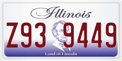IL license plate Z939449