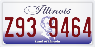 IL license plate Z939464