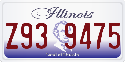 IL license plate Z939475