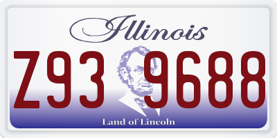 IL license plate Z939688