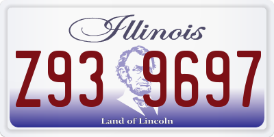 IL license plate Z939697