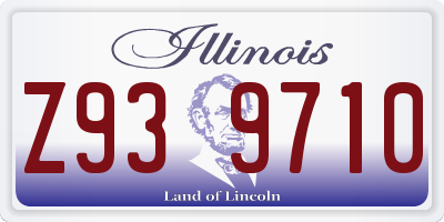 IL license plate Z939710