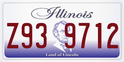 IL license plate Z939712