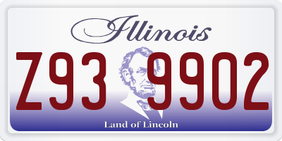 IL license plate Z939902